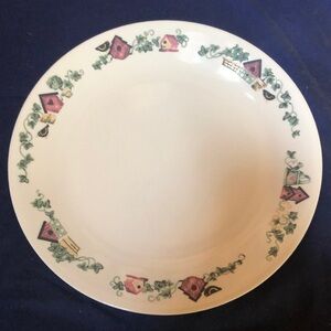 Vintage Corelle Garden Home  Dinner Plates 10¼-inch.  Set of 3